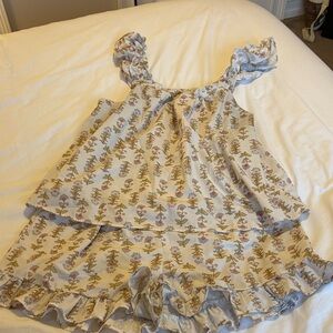 Floral Print Pajama Set